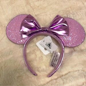 Winnie The Pooh purple sparkly ears headbands.